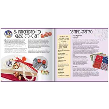 Glass Stone Art Craft Kit-This Complete Starter Kit includes all you need to create Unique Jewelry, Accessories, Artwork and More!