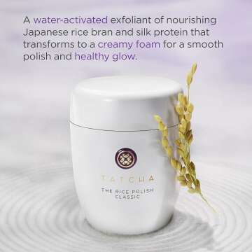 Tatcha Rice Polish Exfoliator for Glowing Skin