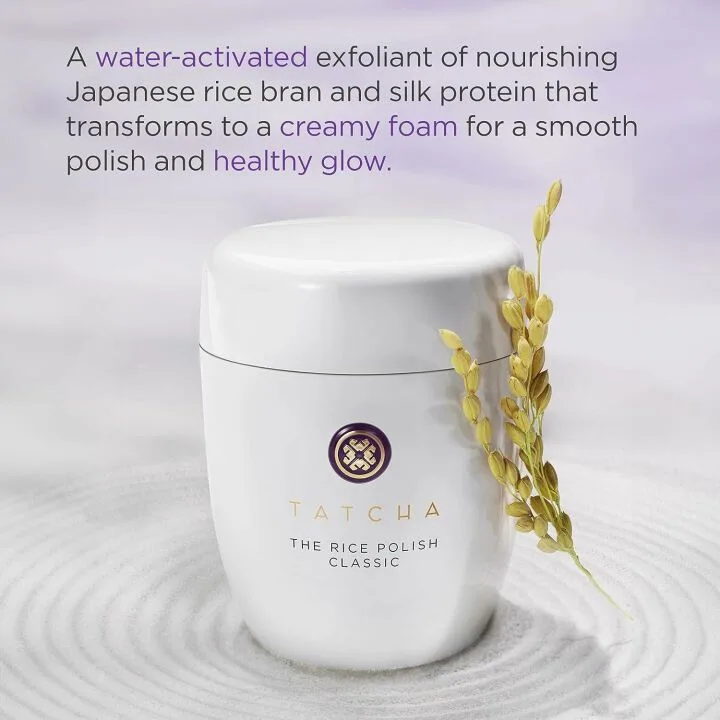 Tatcha Rice Polish Exfoliator for Glowing Skin