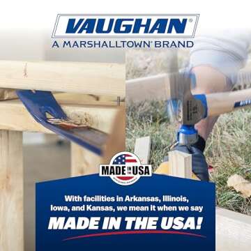 VAUGHAN Mini-Bar 5 1/2" Pry Bar Nail Puller Tool