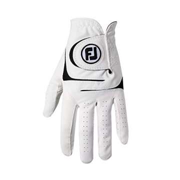 FootJoy Men's WeatherSof 2-Pack Prior Generation Golf Glove White Medium, Worn on Left Hand