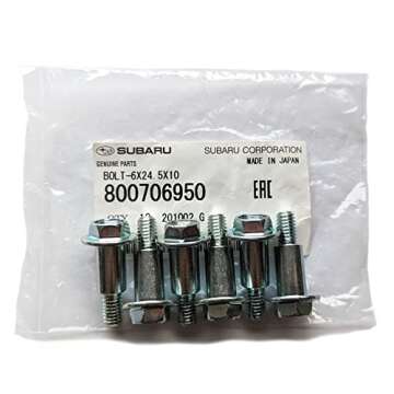 Subaru 1990-2018 Subaru Set of 6 Timing Belt Cover Bolts Impreza Legacy Wrx Forester Sti Outback 800...