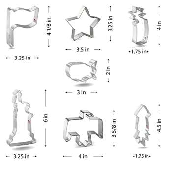 Foose Patriotic Cookie Cutters Set – 7 Designs