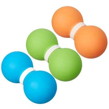 Ultimate Peanut Massage Ball for Myofascial Release | Double Lacrosse Ball for Trigger Point Therapy...