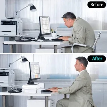 TINOMAR Acrylic Monitor Stand for Home and Office Styling