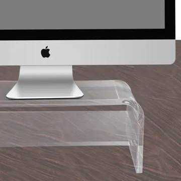 TINOMAR Acrylic Monitor Stand for Home and Office Styling