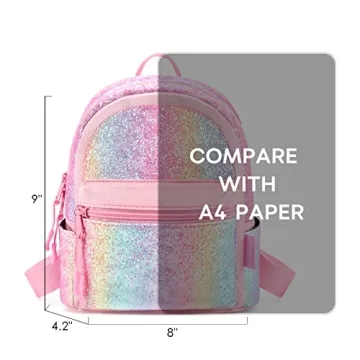Charming mibasies Rainbow Mini Backpack for Kids