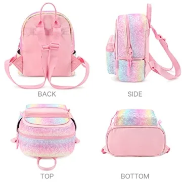 Charming mibasies Rainbow Mini Backpack for Kids