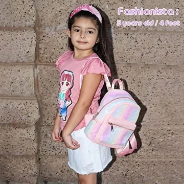 Charming mibasies Rainbow Mini Backpack for Kids