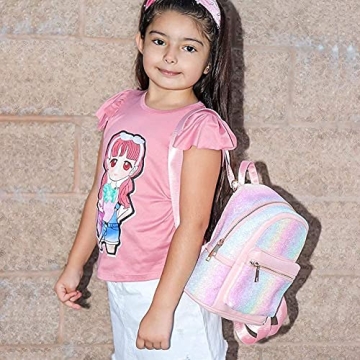 Charming mibasies Rainbow Mini Backpack for Kids