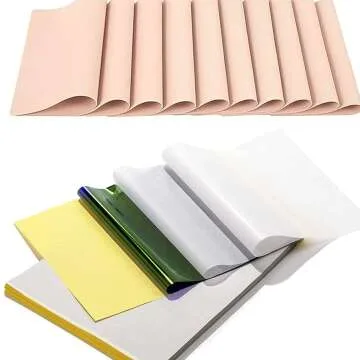 Tattoo Practice Skins & Stencil Papers - 15+20 pcs