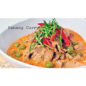 Mae Ploy Red Curry Paste, Green Curry Paste and Panang Curry Paste Set. Great Cooking Gift.