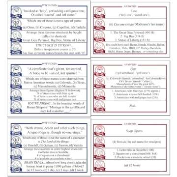 Wit's End — A Smart, Mind-Bending Trivia & Brain Teaser Game That Will Challenge Your Wits & Knowledge — Adult & Family Night Fun