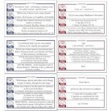 Wit's End — A Smart, Mind-Bending Trivia & Brain Teaser Game That Will Challenge Your Wits & Knowledge — Adult & Family Night Fun