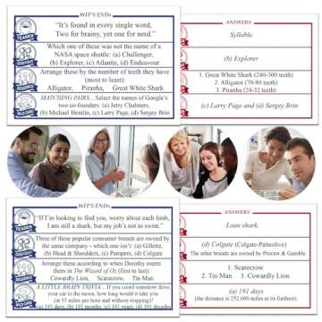 Wit's End — A Smart, Mind-Bending Trivia & Brain Teaser Game That Will Challenge Your Wits & Knowledge — Adult & Family Night Fun