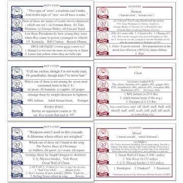 Wit's End — A Smart, Mind-Bending Trivia & Brain Teaser Game That Will Challenge Your Wits & Knowledge — Adult & Family Night Fun