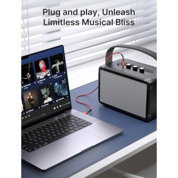 JSAUX USB C to 3.5mm Audio Aux Jack Cable High-Fidelity Sound