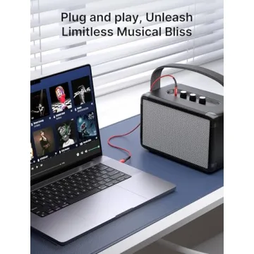 JSAUX USB C to 3.5mm Audio Aux Jack Cable High-Fidelity Sound