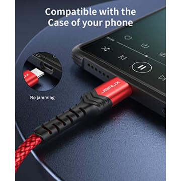 JSAUX USB C to 3.5mm Audio Aux Jack Cable High-Fidelity Sound
