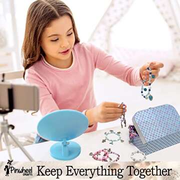 Mermaid Charm Bracelet Kit for Kids - DIY Jewelry Making