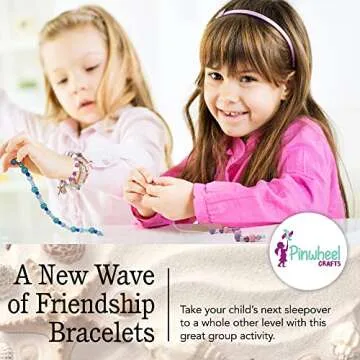 Mermaid Charm Bracelet Kit for Kids - DIY Jewelry Making
