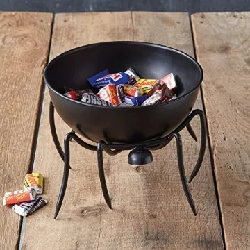 Colonial Tin Works Spider Candy Bowl for Halloween Fun