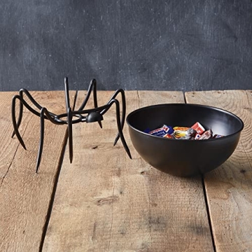 Colonial Tin Works Spider Candy Bowl for Halloween Fun