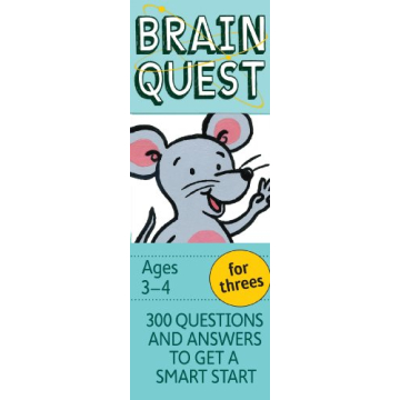 Brain Quest for Threes 300 Q&A Cards Smart Start Fun Learning