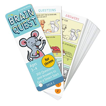 Brain Quest for Threes 300 Q&A Cards Smart Start Fun Learning