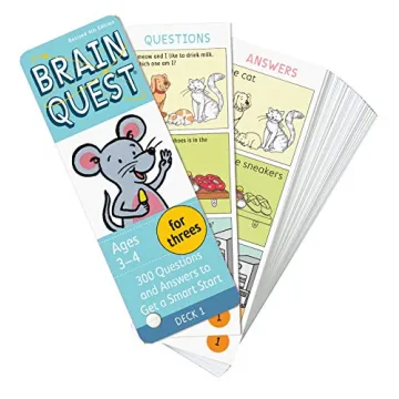 Brain Quest for Threes 300 Q&A Cards Smart Start Fun Learning