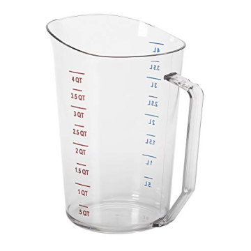 Durable 4 qt Cambro Liquid Measuring Cup for All Uses