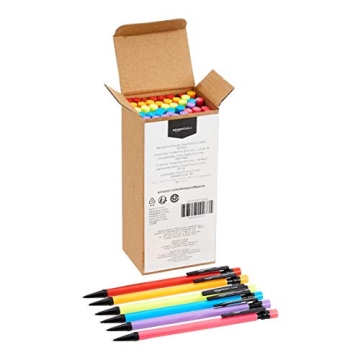 Amazon Basics 0.7mm Mechanical Pencils - Multicolor, 48-Pack