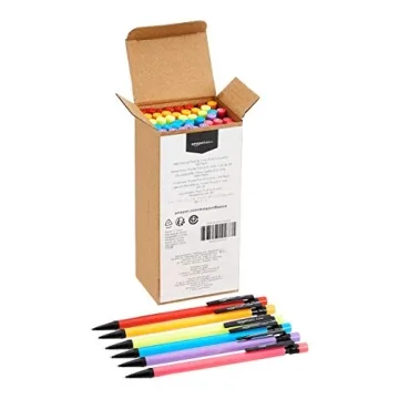Amazon Basics 0.7mm Mechanical Pencils - Multicolor, 48-Pack