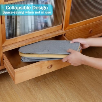 efluky Slim Laundry Basket with Lid for Small Spaces