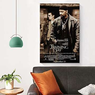 Shop ASDSH Training Day Movie Posters Canvas Art Online