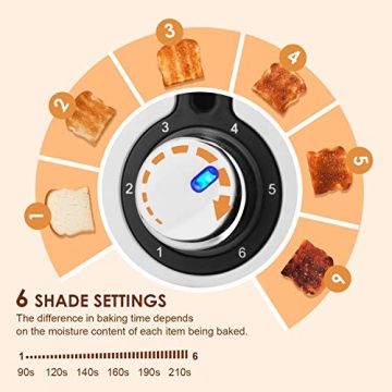 Stylish JEWJIO Retro Toaster for Perfect Toast Every Time