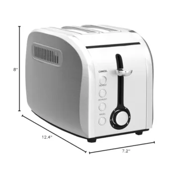 Stylish JEWJIO Retro Toaster for Perfect Toast Every Time