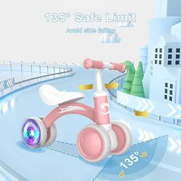 Colorful Lighting Baby Balance Bike Toys for Girls