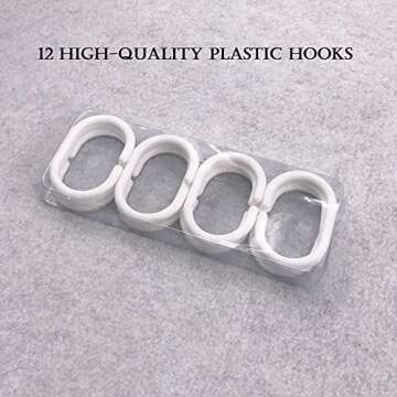 STONEMUSLE Foot Massager with Remote Control Farmhouse Polyester with Hooks 69x70 Inchs