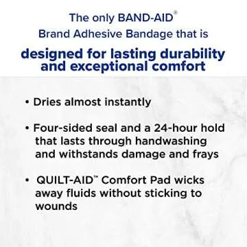 Extra Large Skin-Flex Adhesive Bandages for Wound Care