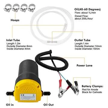 Efficient Electric Pump for Quick Oil Changes and Fluid Transfers