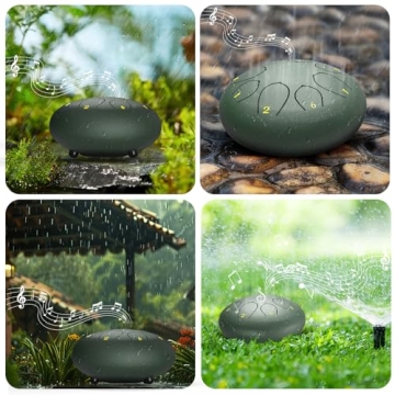 Chakra Rain Drum - 6 Inch Waterproof Meditation Chime