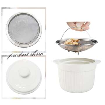 Stylish MaoYaMao Bacon Grease Container for Kitchen 17oz