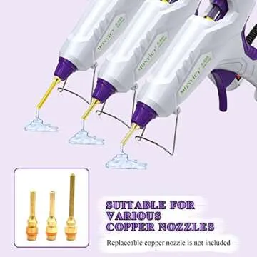 MONVICT Dual Temp Hot Glue Gun for Crafting and Repairs