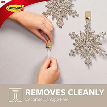 Command Medium Designer Hooks for Damage Free Home Hanging