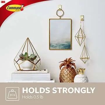 Command Medium Designer Hooks for Damage Free Home Hanging