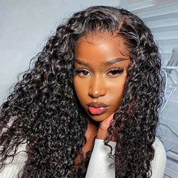 ISEE HAIR Water Wave HD Lace Front Wig Wear & Go Glueless Lace Wigs For Women No Glue 4x6 HD Lace Pr...