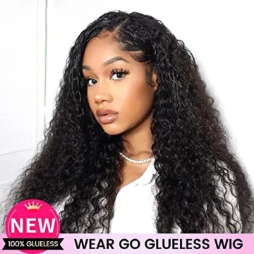 ISEE HAIR Water Wave Lace Front Wig Glueless 20 Inch