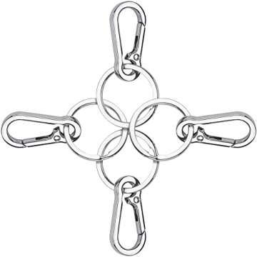 Multipurpose Keychain Clip - Durable & Stylish Keyring