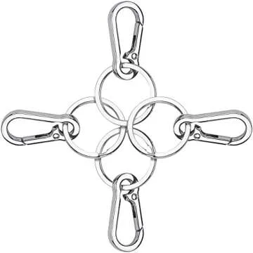 Multipurpose Keychain Clip - Durable & Stylish Keyring